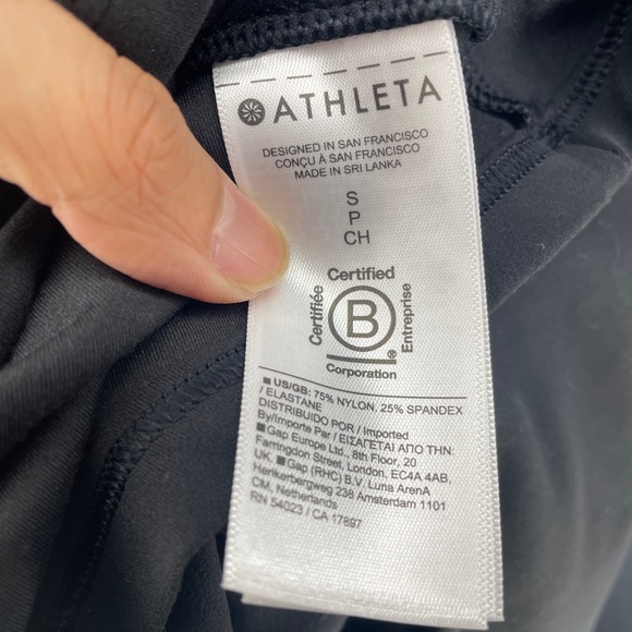 NWOT Athleta Conscious Dress in Black Size S - Picture 8 of 8